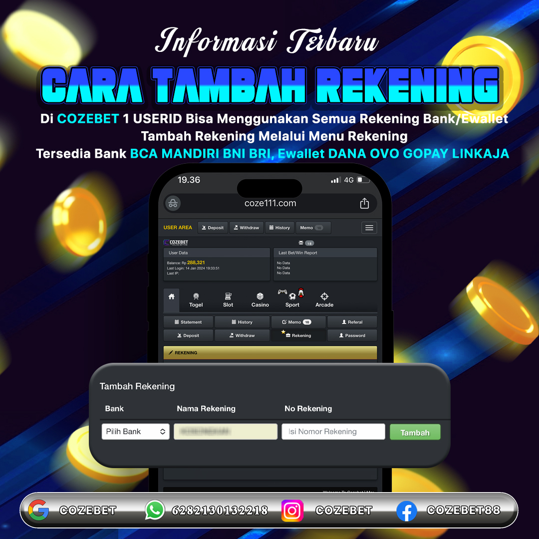 Cozebet Live Casino: Game Mainkan Seru Bonus Dengan